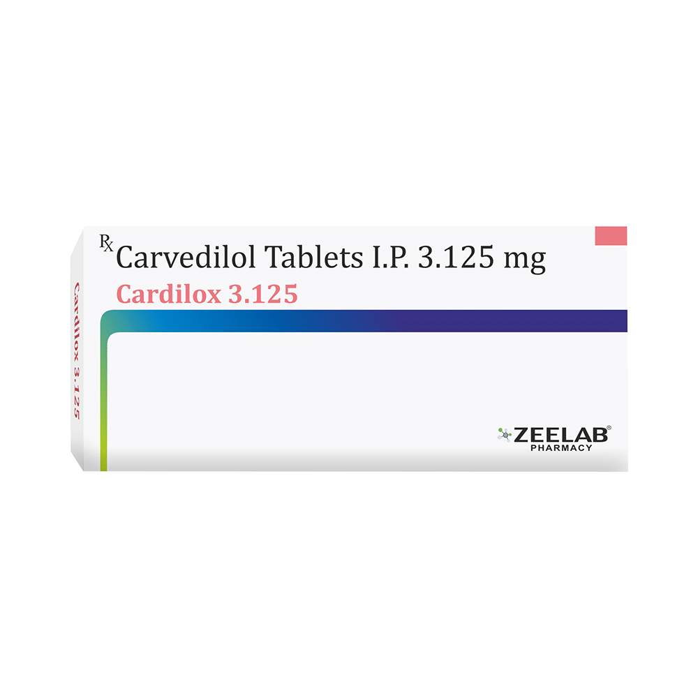 Cardilox 3.125mg Tablet - Image 1