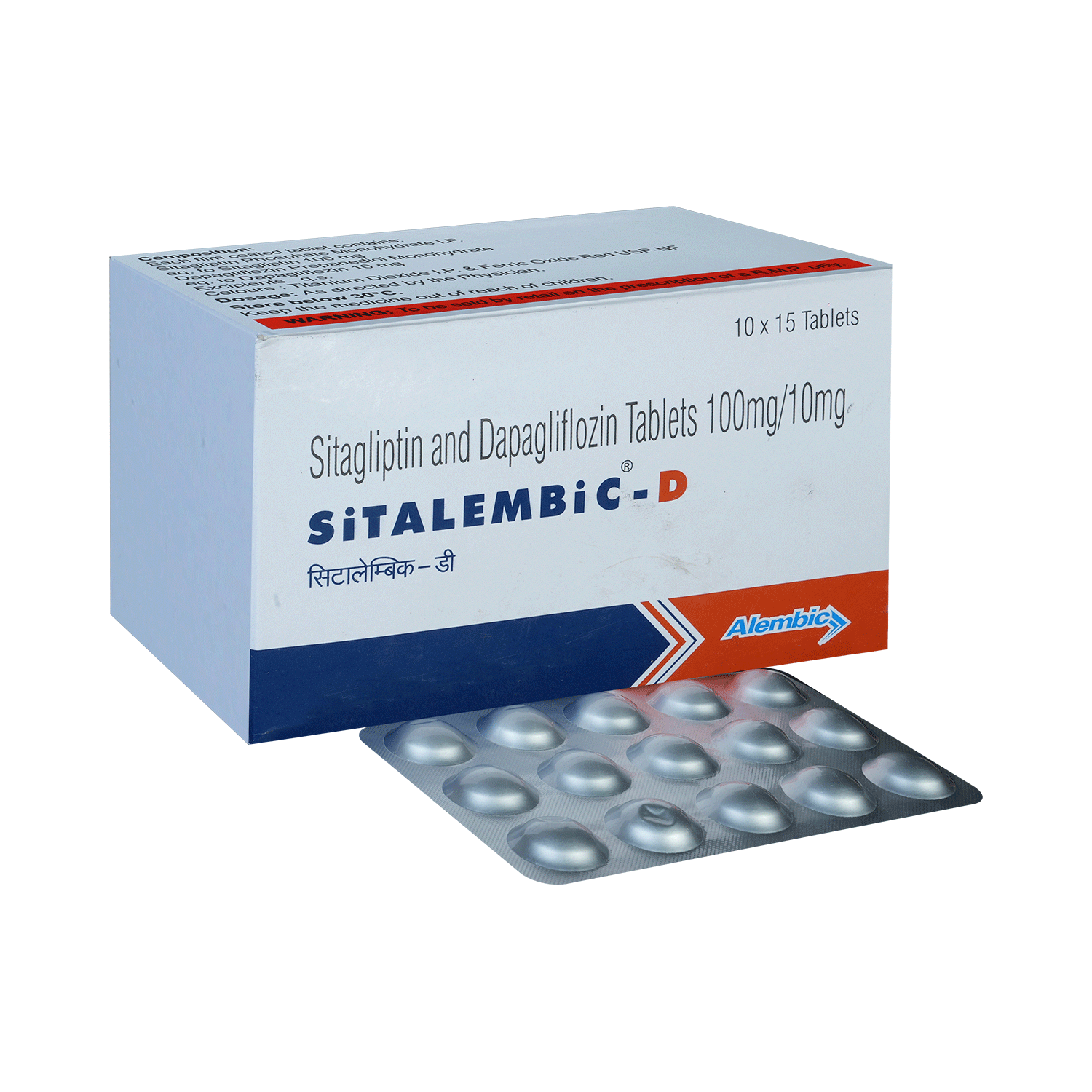 Sitalembic D 10mg/100mg Tablet - Image 1
