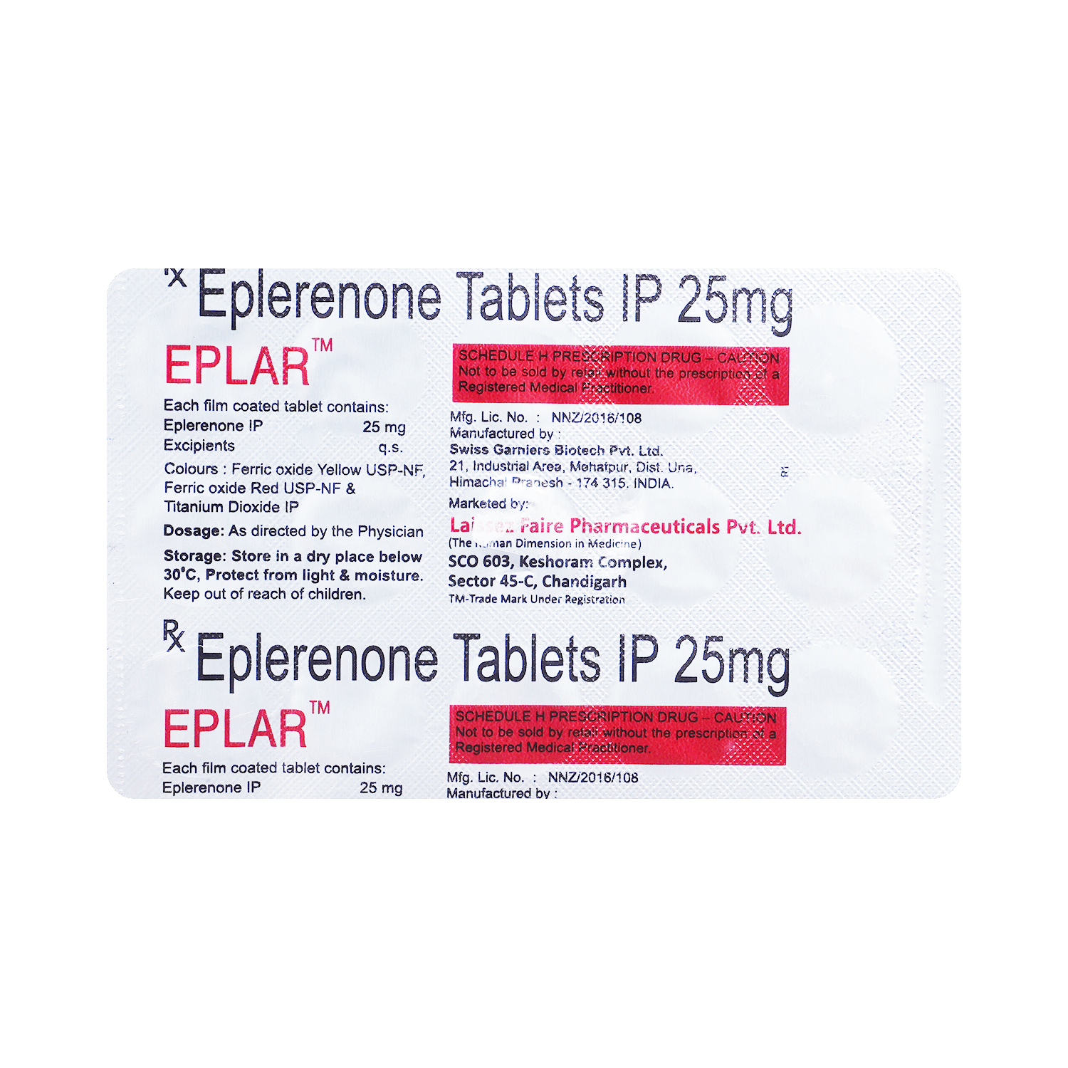 Eplar 25mg Tablet - Image 5