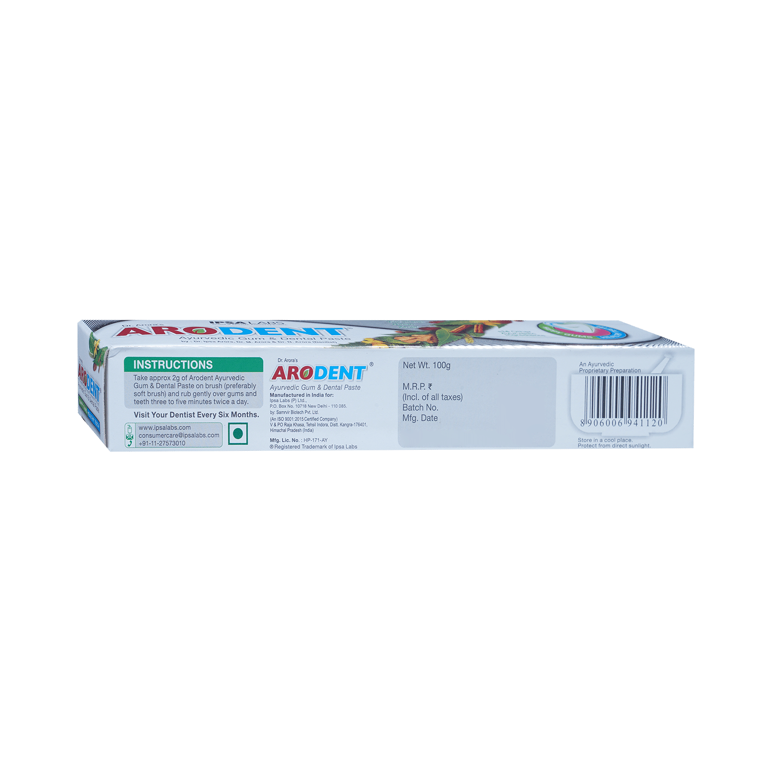Arodent Ayurvedic Gum & Dental Paste - Image 4