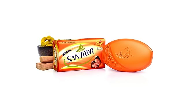 Santoor Sandal and Turmeric Soap - Image 2
