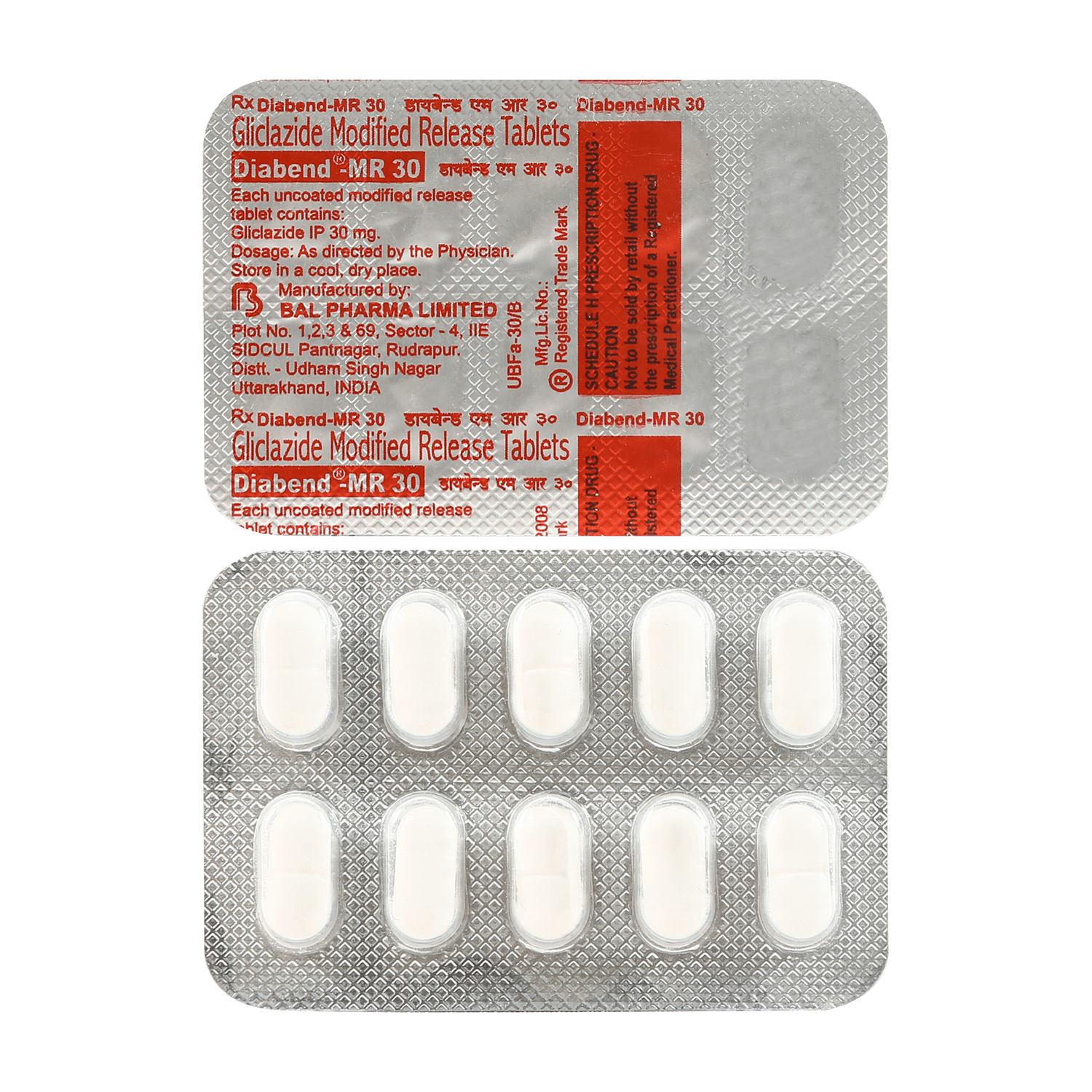 Diabend-MR 30 Tablet - Image 1