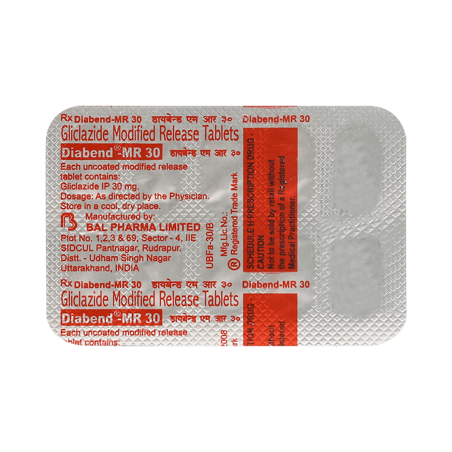 Diabend-MR 30 Tablet - Image 3