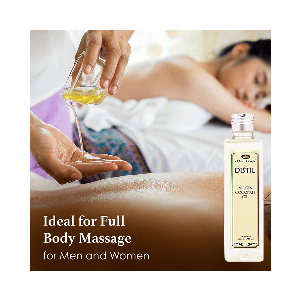 Aloe Veda Distil Virgin Coconut Oil - Image 4