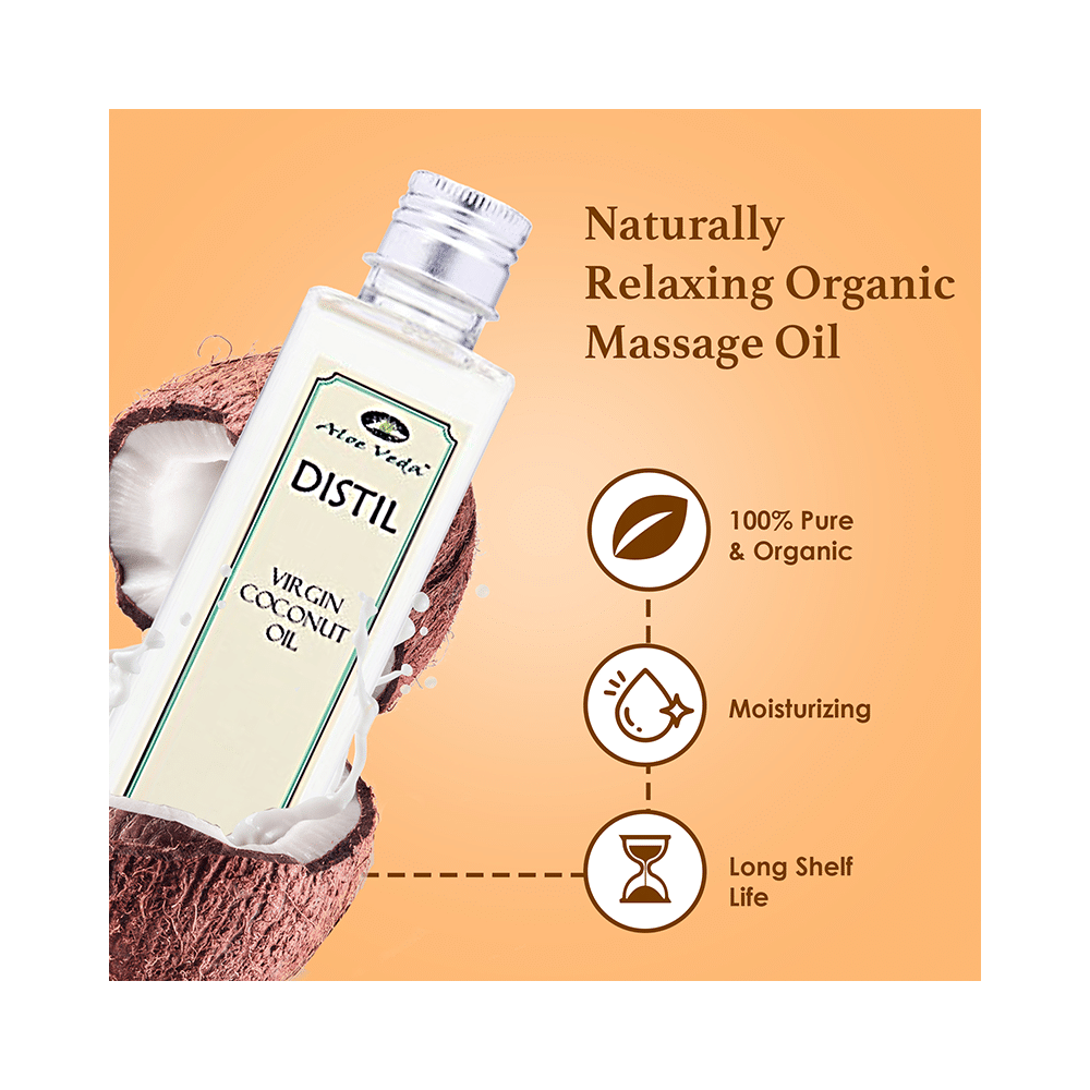 Aloe Veda Distil Virgin Coconut Oil - Image 2