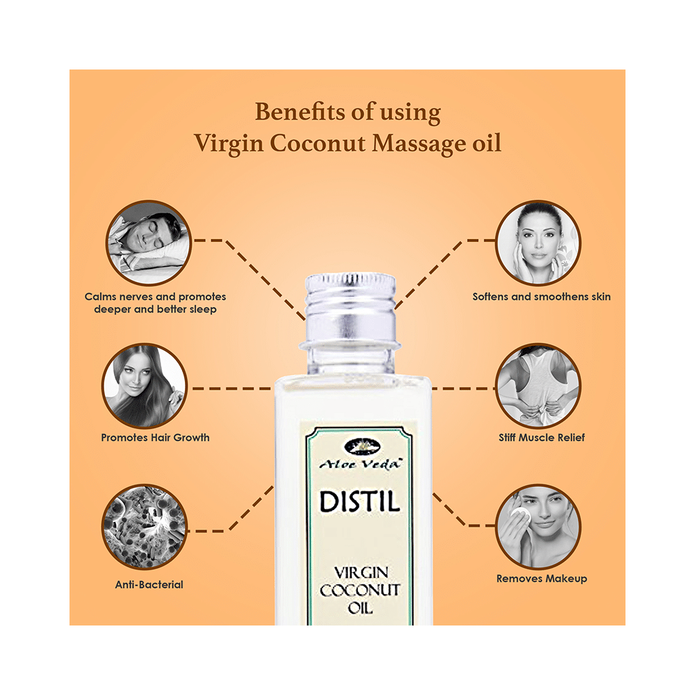 Aloe Veda Distil Virgin Coconut Oil - Image 3