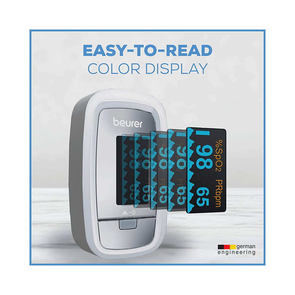 Beurer PO 30 Pulse Oximeter Silver - Image 5