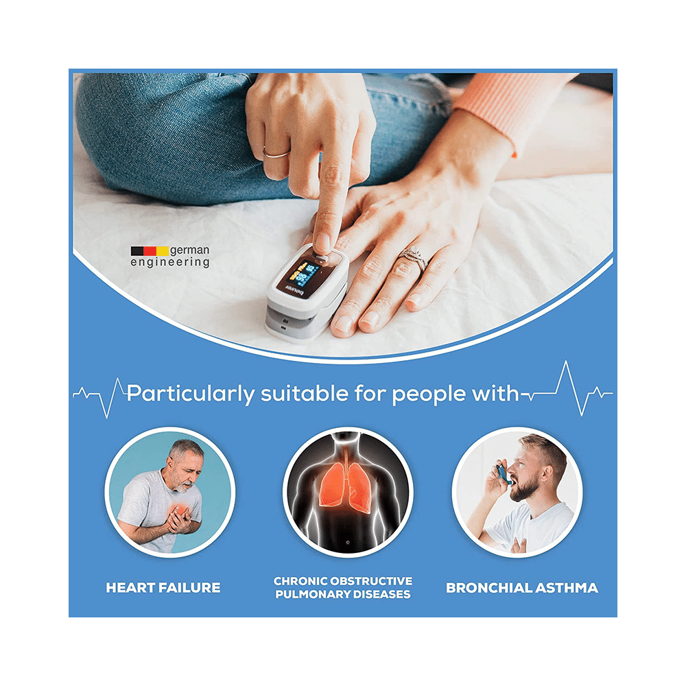 Beurer PO 30 Pulse Oximeter Silver - Image 3