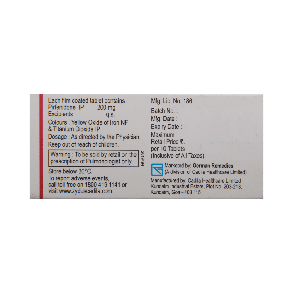 Pirfetab Tablet - Image 3
