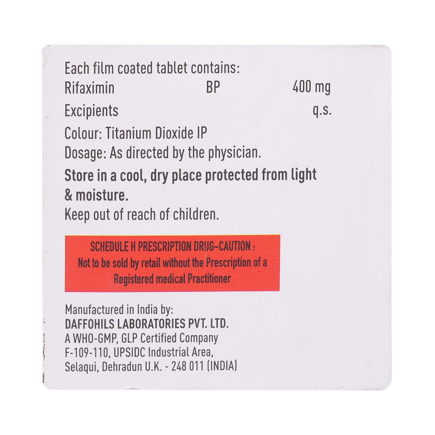 Rifcure 400 Tablet - Image 3