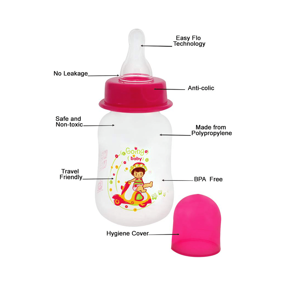 Mee Mee Premium Feeding Bottle Pink - Image 3