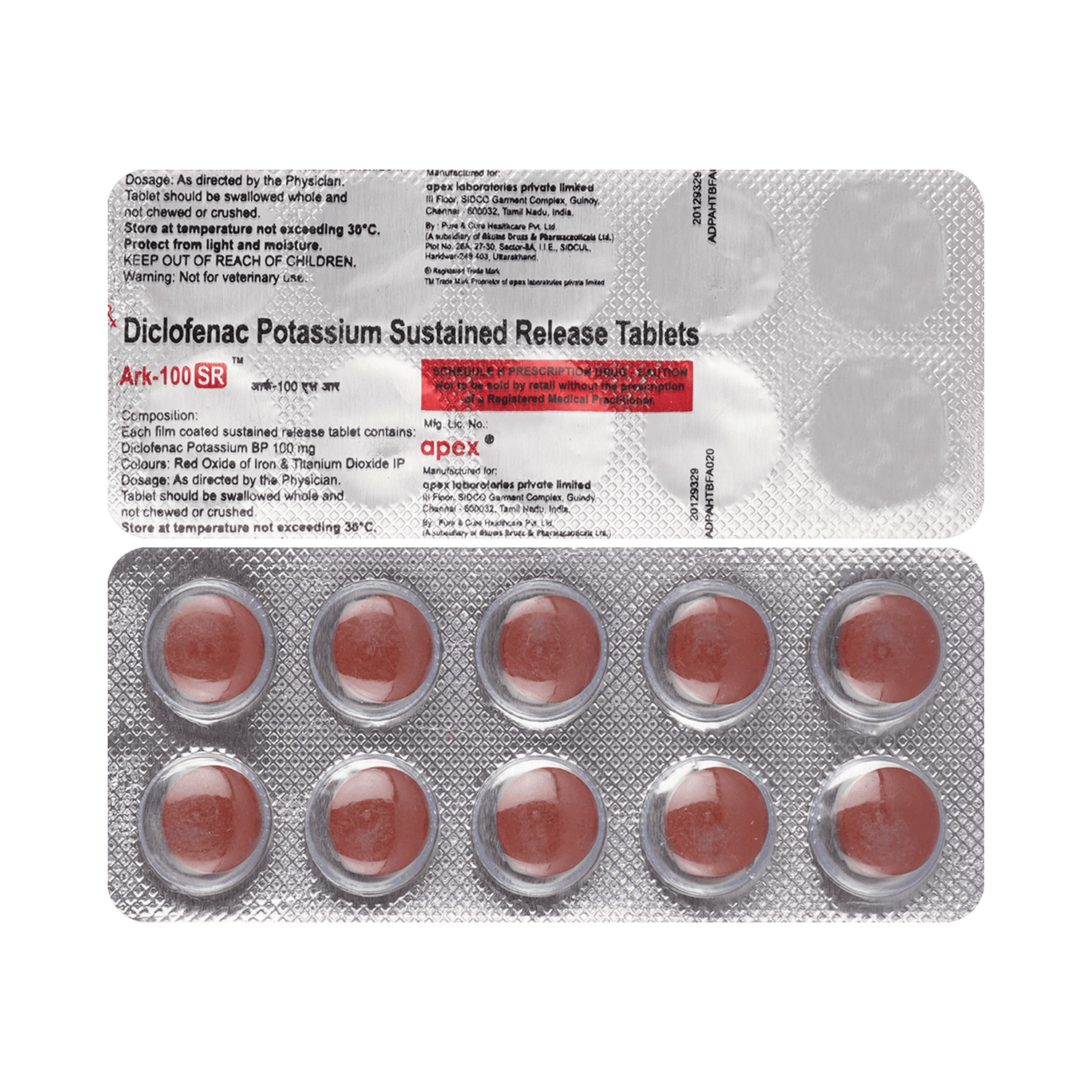 Ark 100mg Tablet SR - Image 1