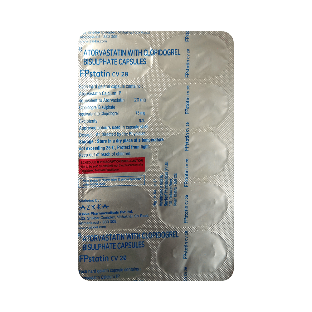 Fpstatin CV 20 Capsule - Image 2