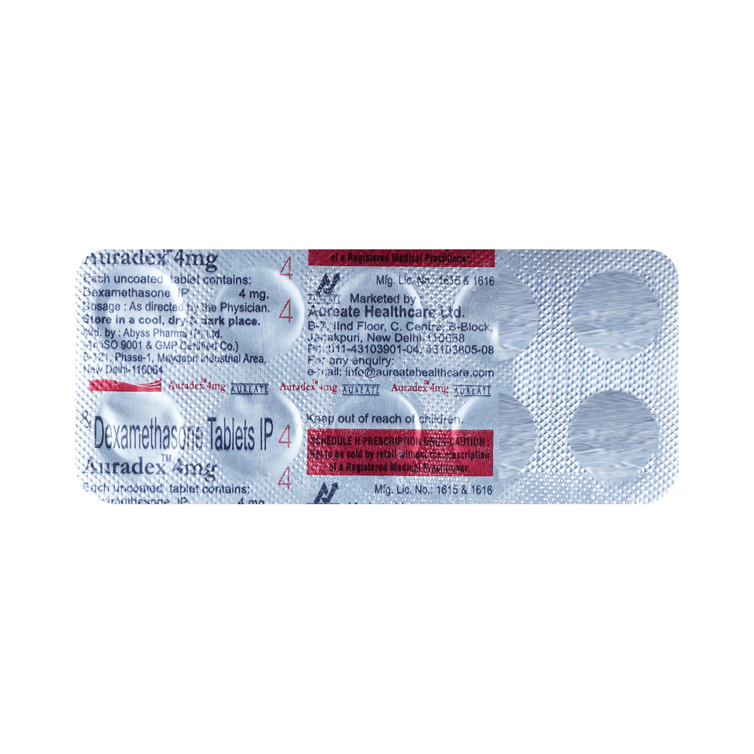 Auradex 4mg Tablet - Image 3