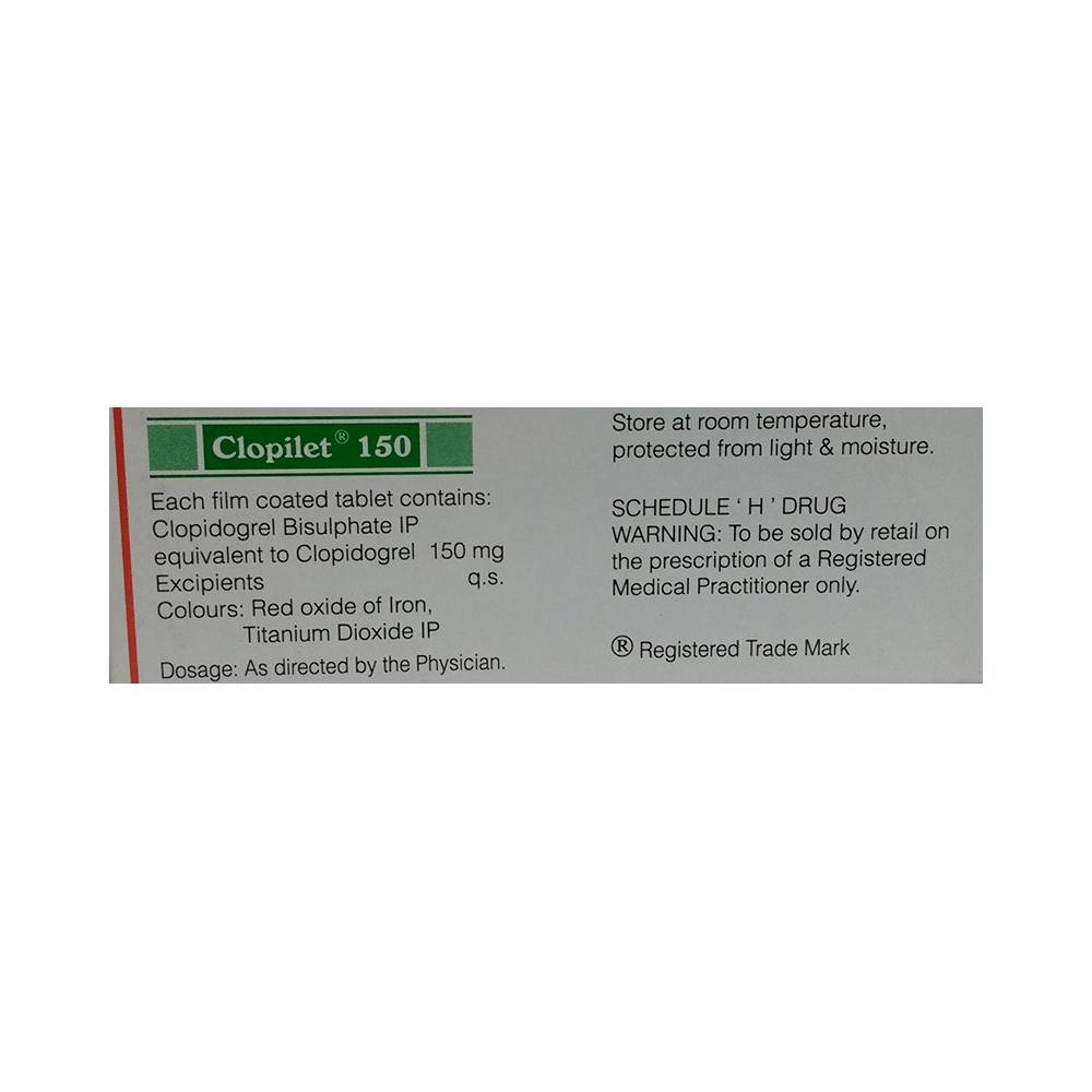 Clopilet 150 Tablet - Image 2