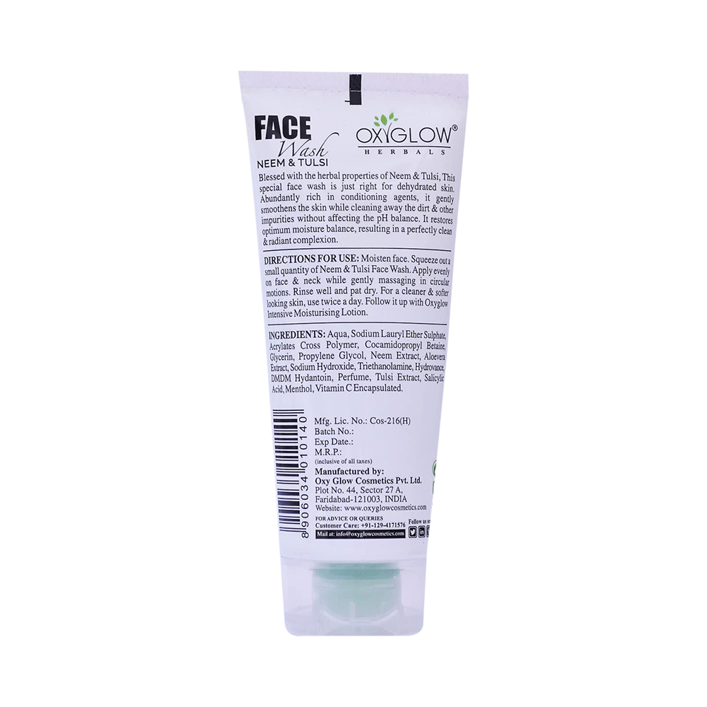Oxyglow Herbals Face Wash Neem and Tulsi - Image 2