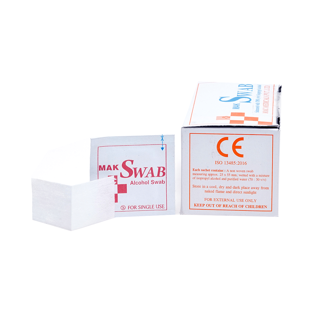 Accurex Mak 70% Isopropyl Alcohol Swab - Image 3