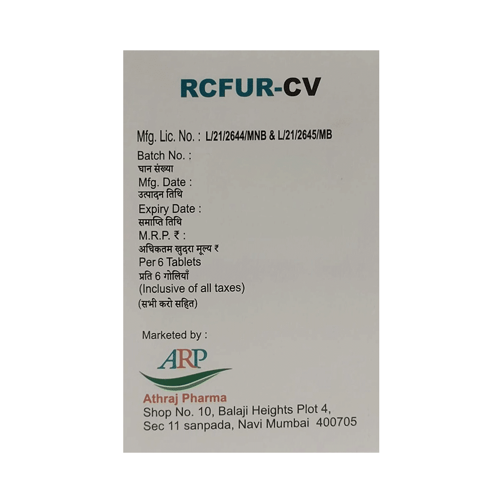 Rcfur Cv 500mg/125mg Tablet - Image 3