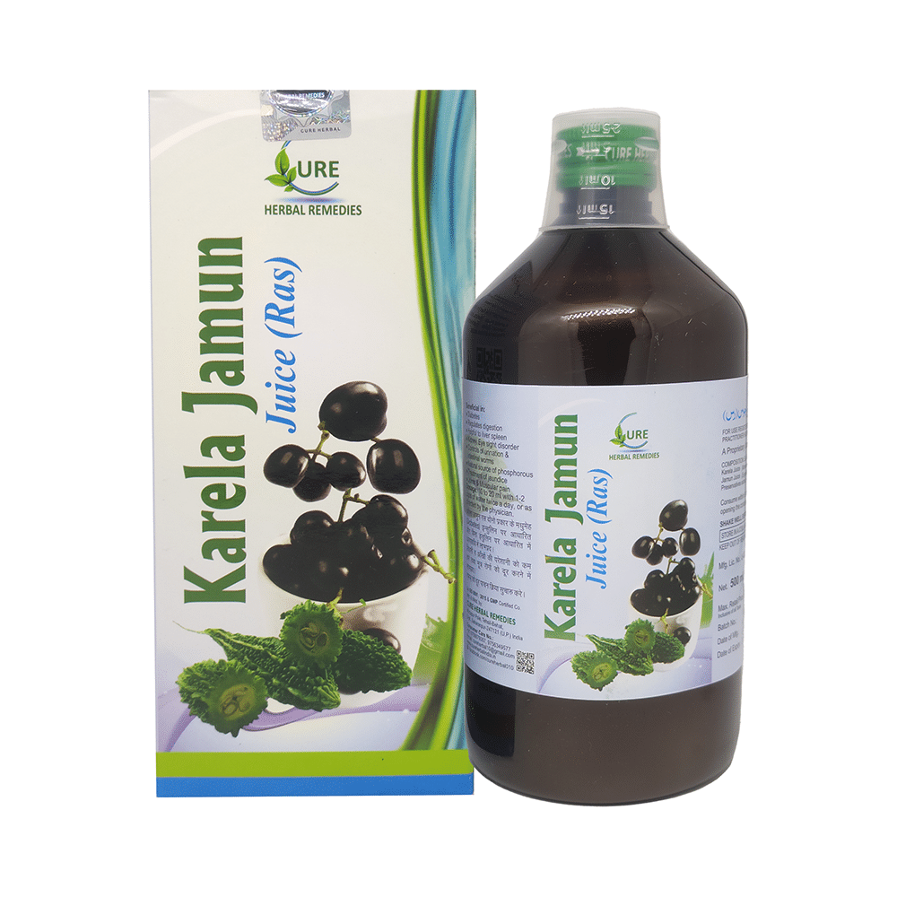Cure Herbal Remedies Karela Jamun Juice (Ras) - Image 2