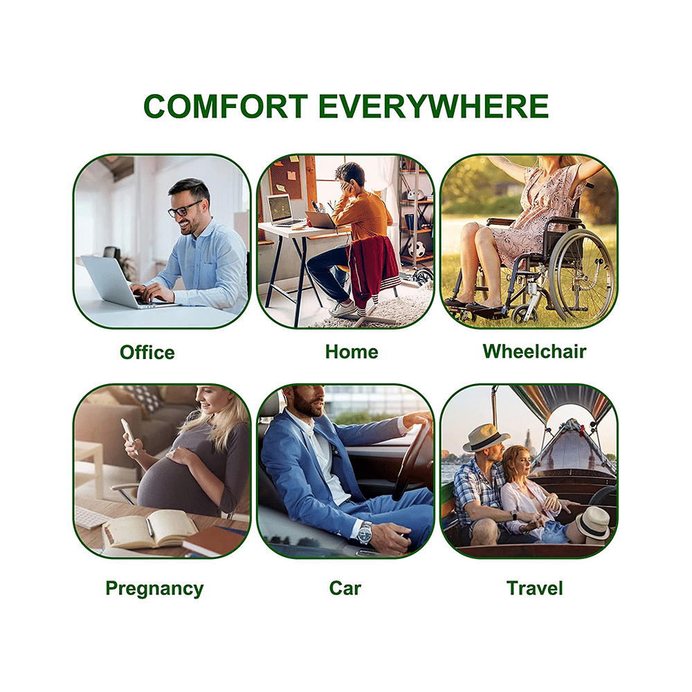 4V1 Cushion CX 3 Coccyx Orthopedic Seat Standard Black - Image 6