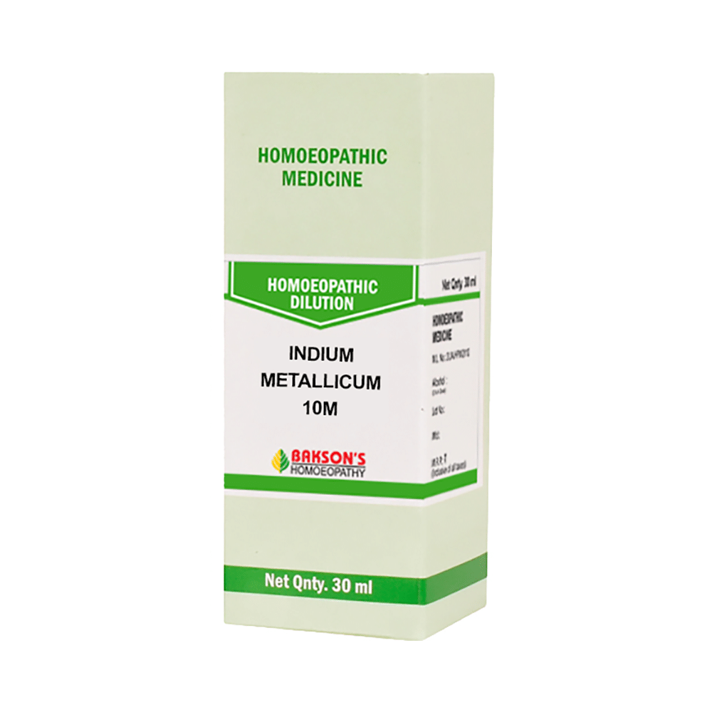 Bakson's Homeopathy Indium Metallicum Dilution 10M - Image 1