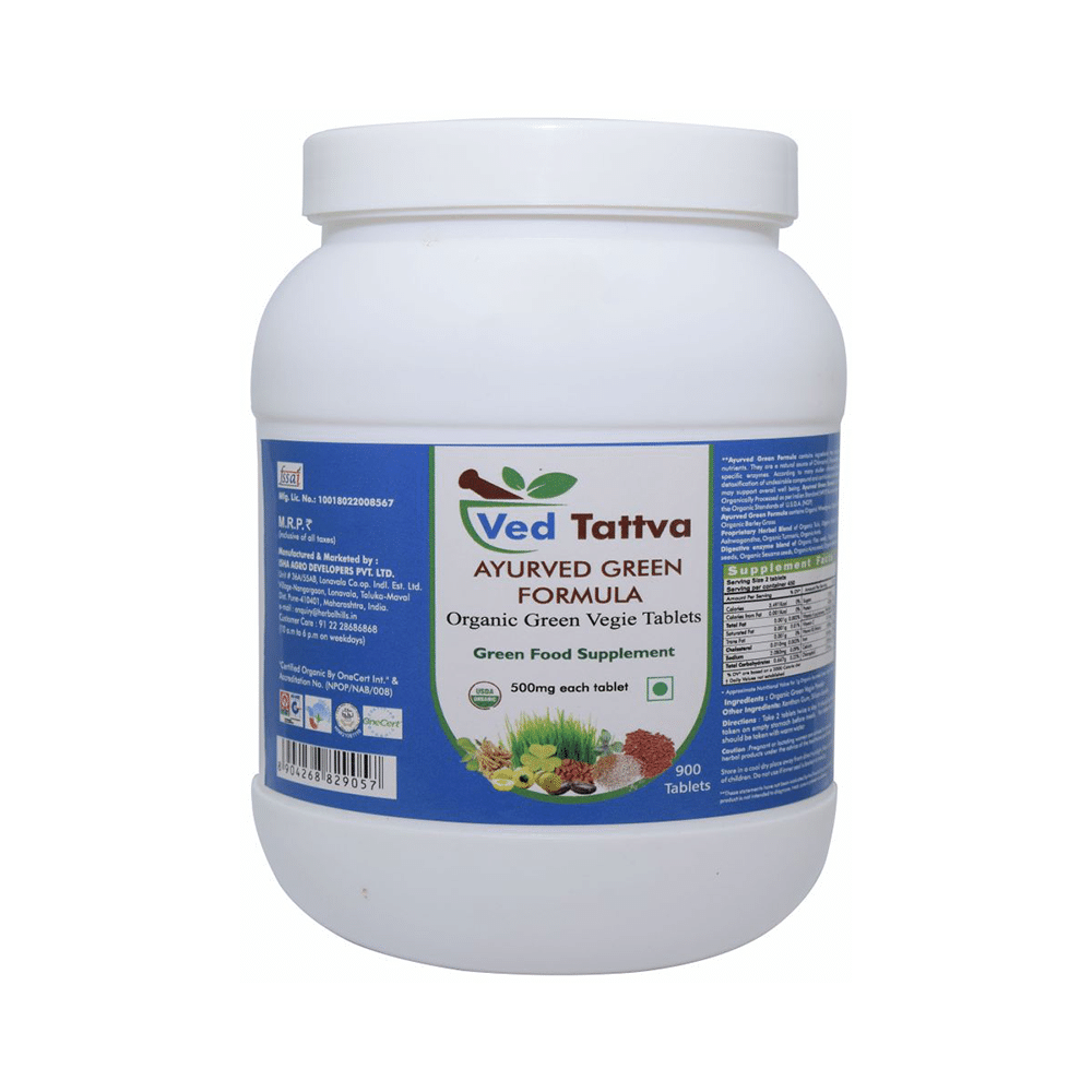Ved Tattva Ayurved Green Formula Tablet - Image 1