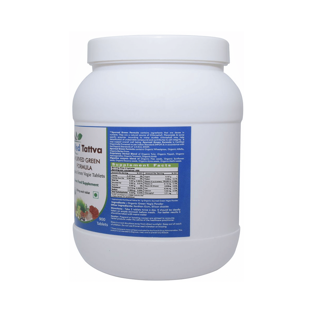 Ved Tattva Ayurved Green Formula Tablet - Image 2