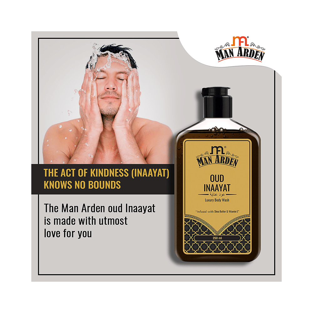 Man Arden Oud Inaayat Luxury Body Wash - Image 5
