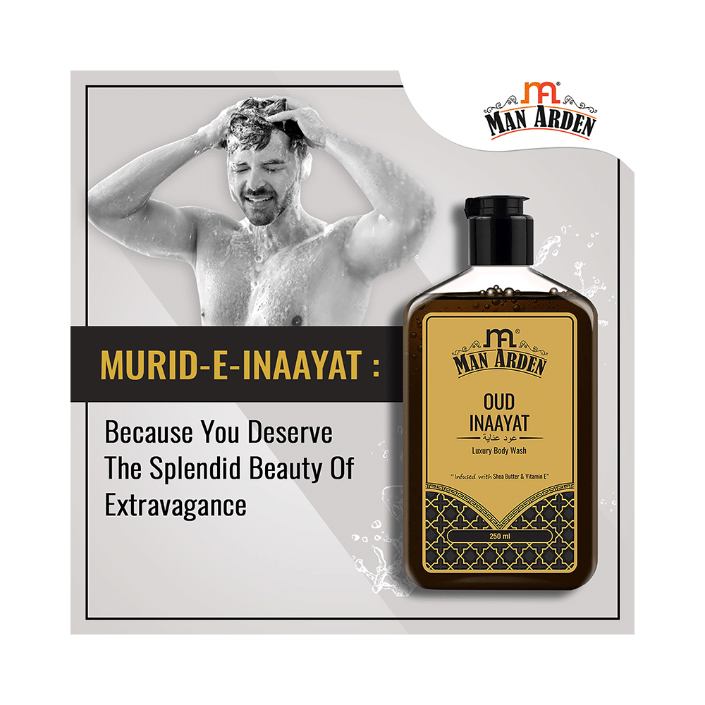 Man Arden Oud Inaayat Luxury Body Wash - Image 7
