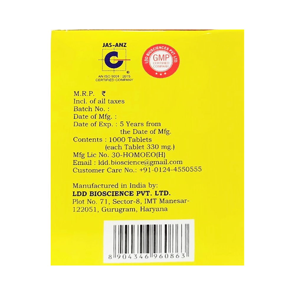 LDD Bioscience Yelo-Lax Tablet - Image 4