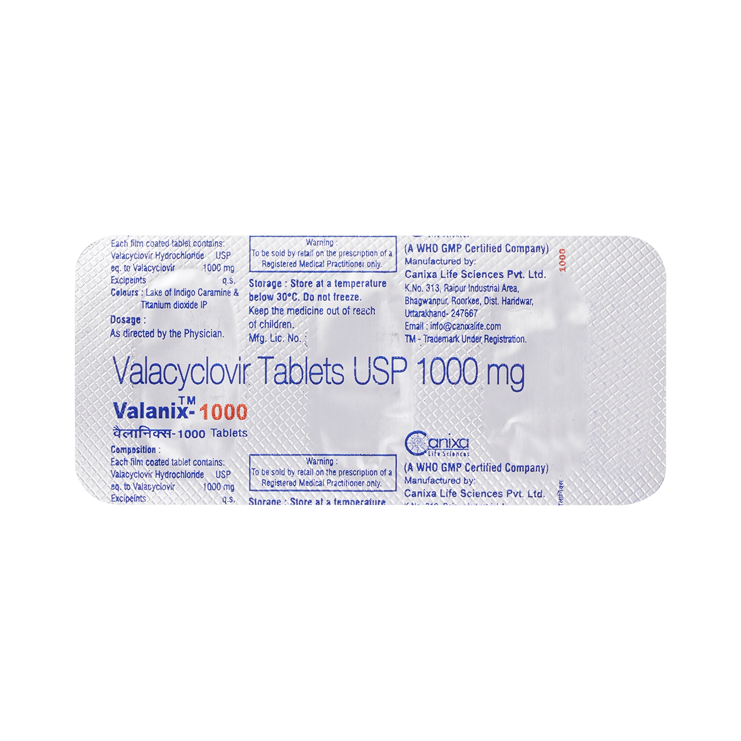 Valanix 1000mg Tablet - Image 3