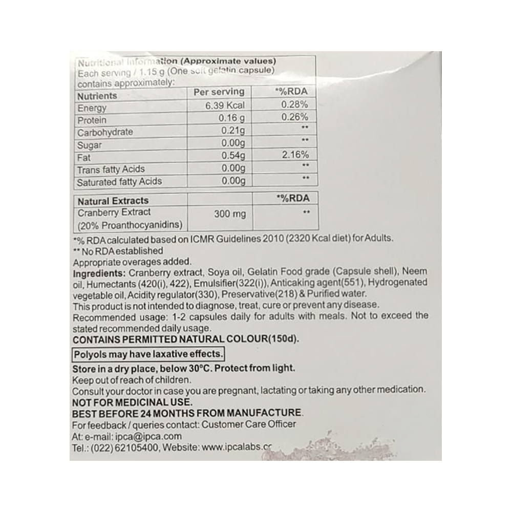 Cranpac Soft Gelatin Capsule - Image 3