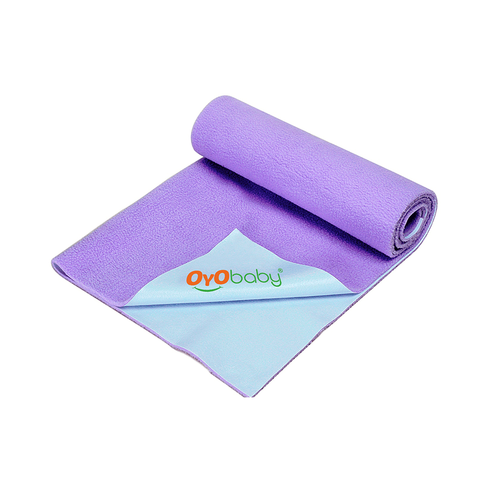 Oyo Baby Waterproof Bed Protector Baby Dry Sheet Small Violet