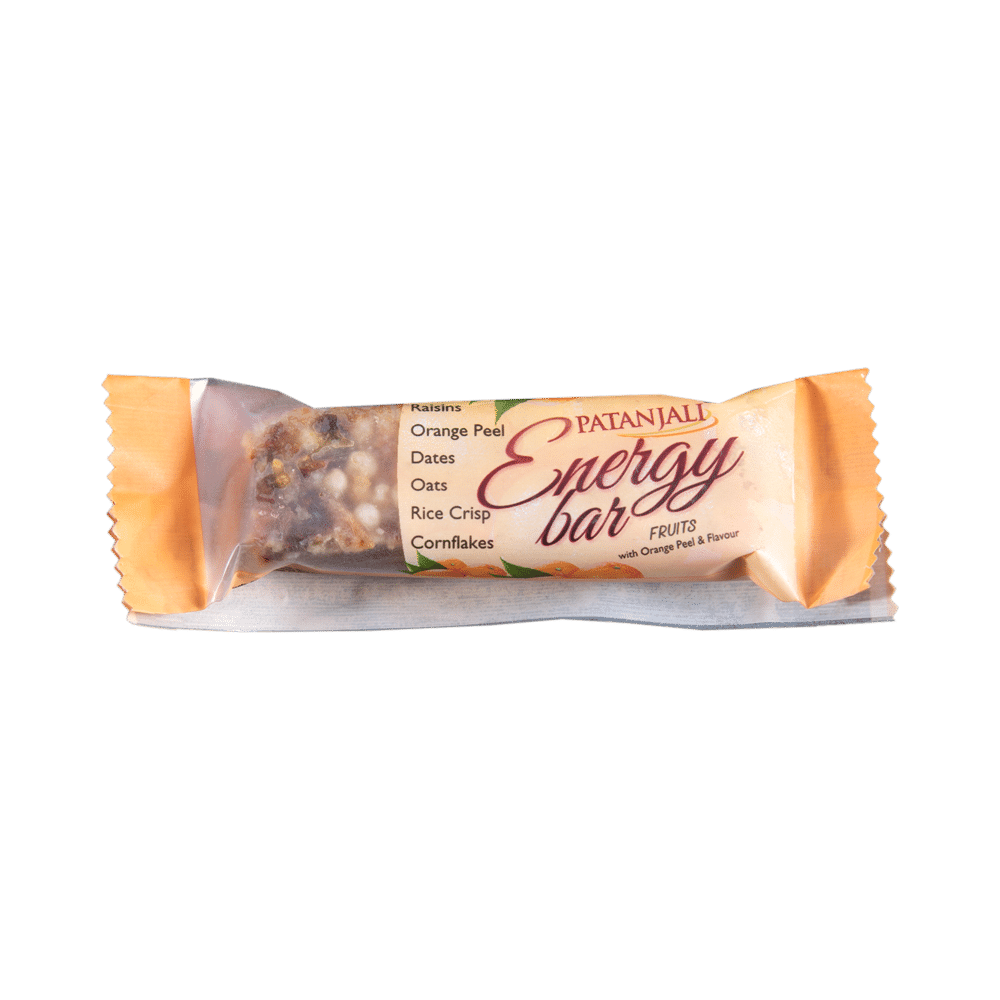 Patanjali Ayurveda Energy Bar with Orange Peel