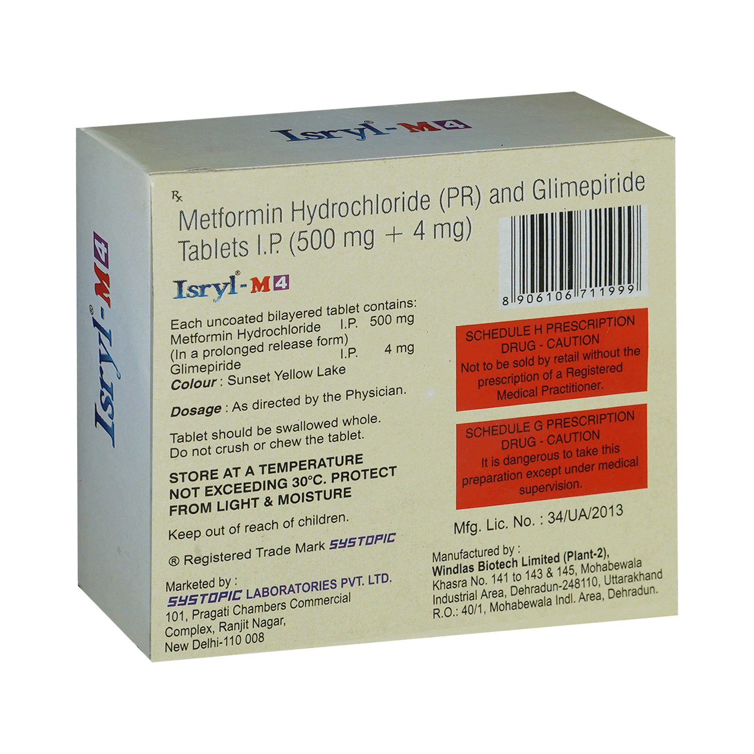 Isryl-M 4 Tablet PR - Image 3