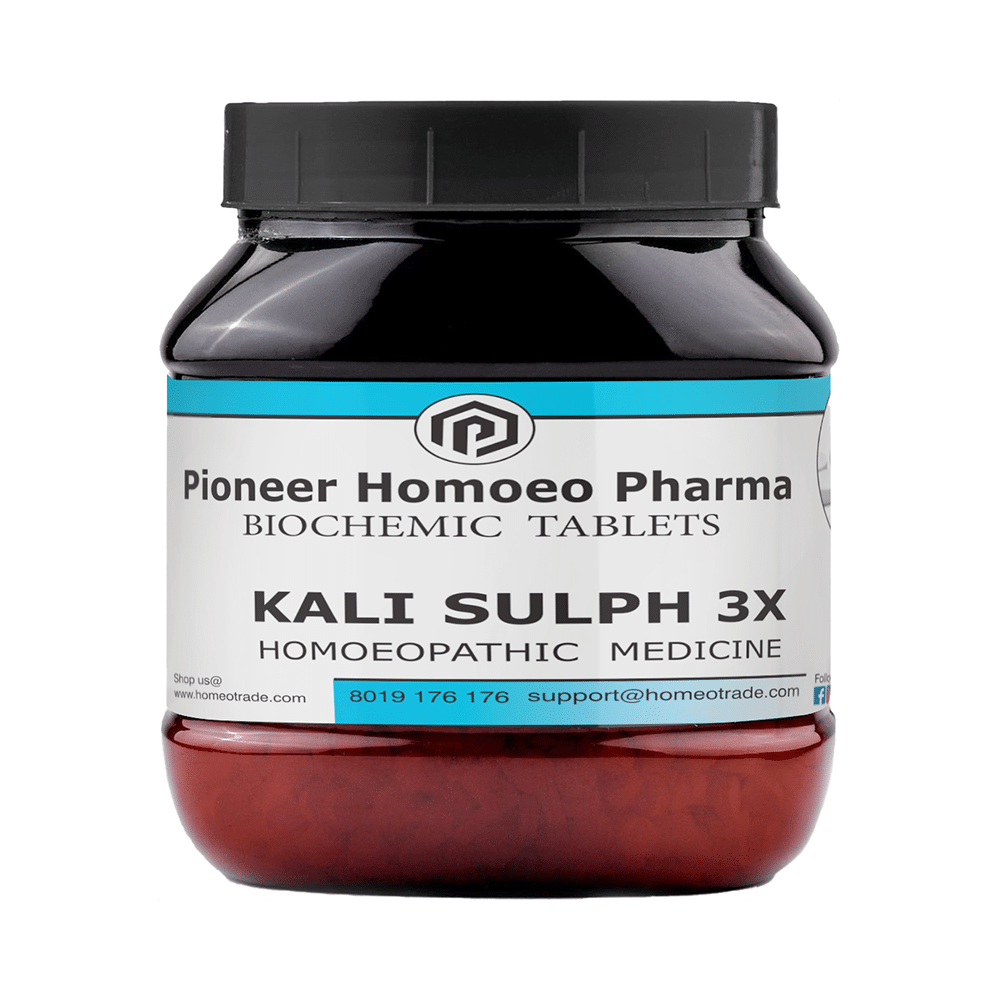 Pioneer Pharma Kali Sulph 3X Biochemic Tablet