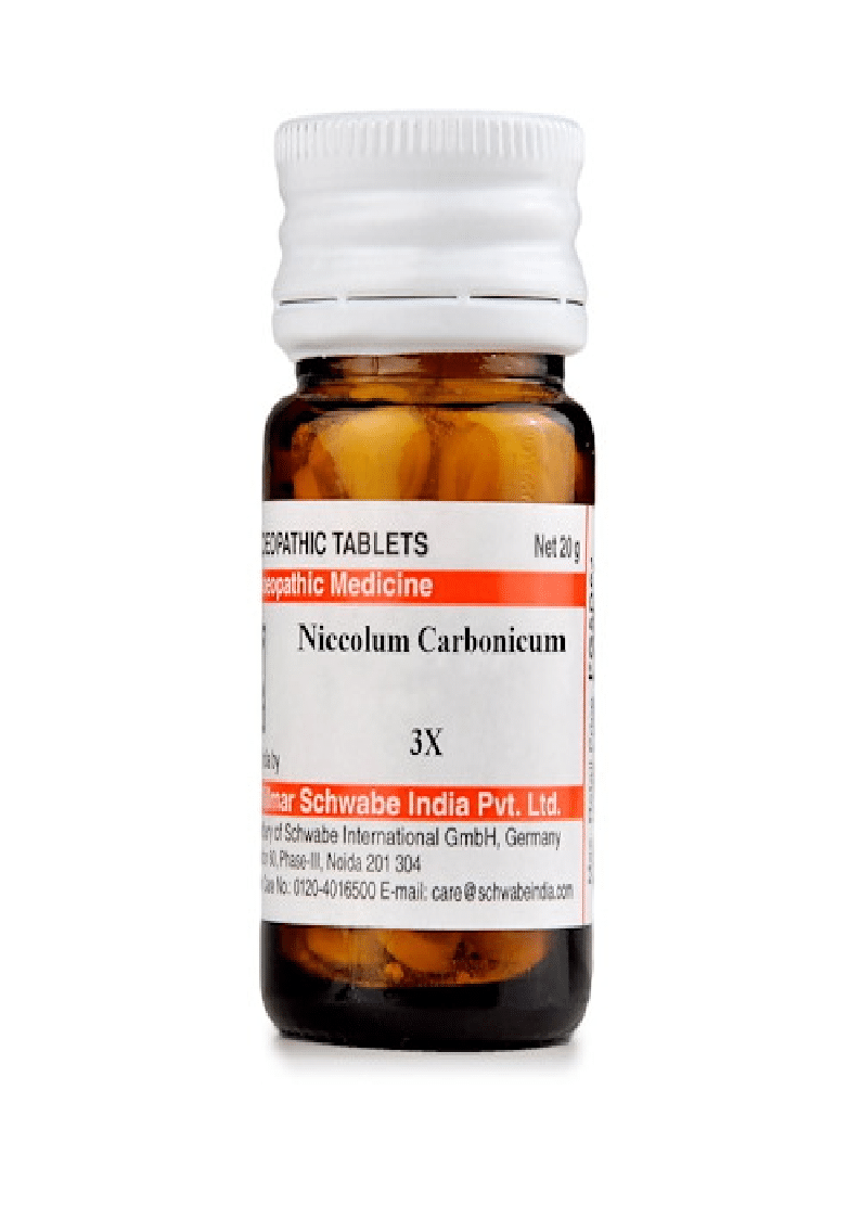 Dr Willmar Schwabe India Niccolum Carbonicum Trituration Tablet 3X - Image 1