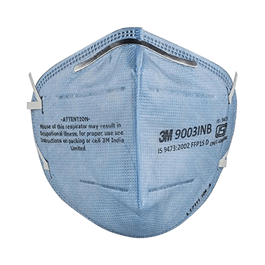 3M 9003INP P1 BIS Particulate Respirator Mask Blue - Image 1