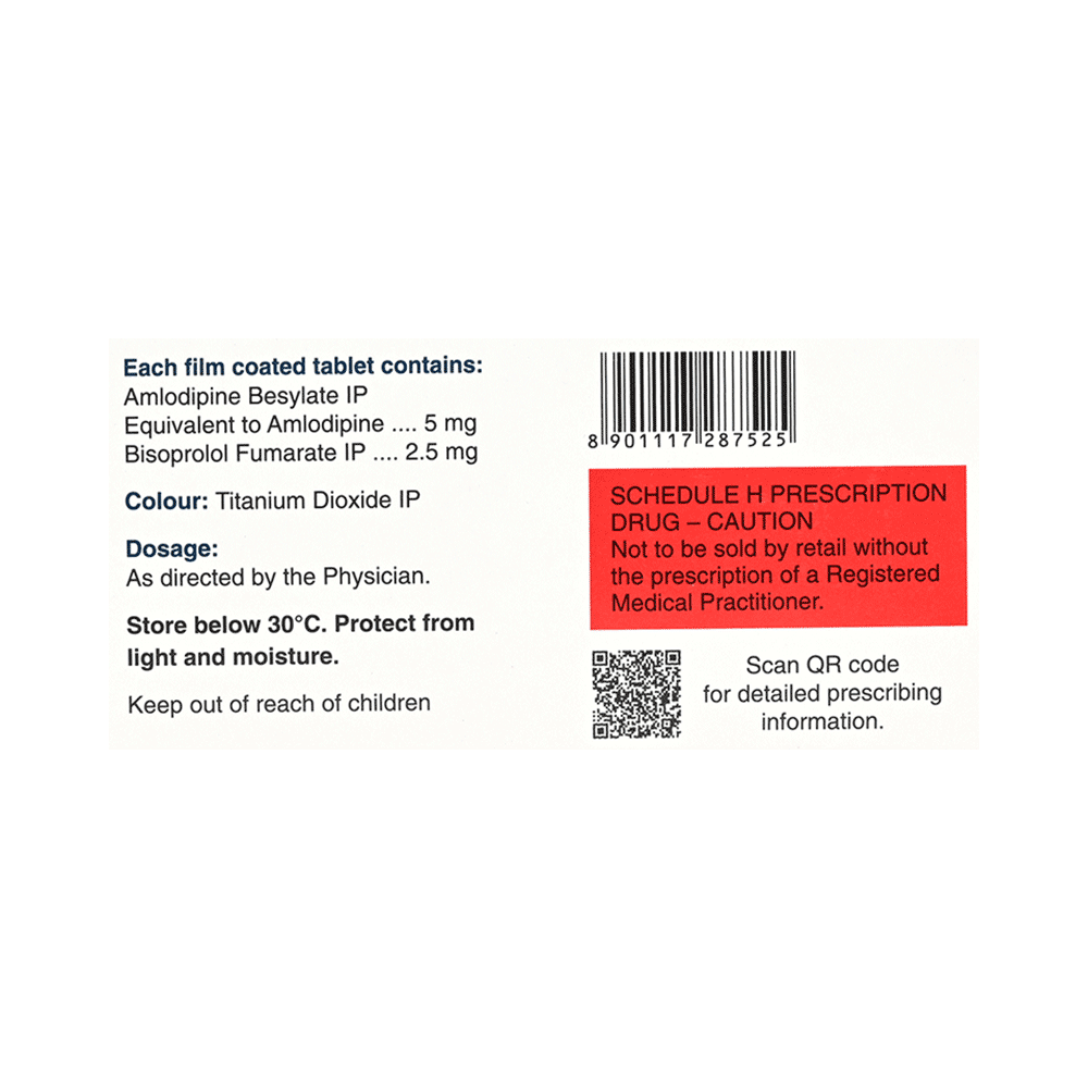Amlopres B 2.5 Tablet - Image 2