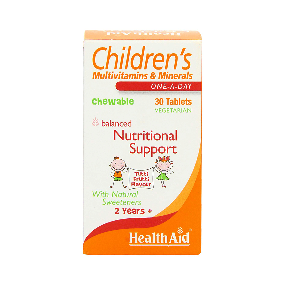 Healthaid Childrens Multivitamins & Minerals Chewable Tablet Tutti Frutti - Image 2