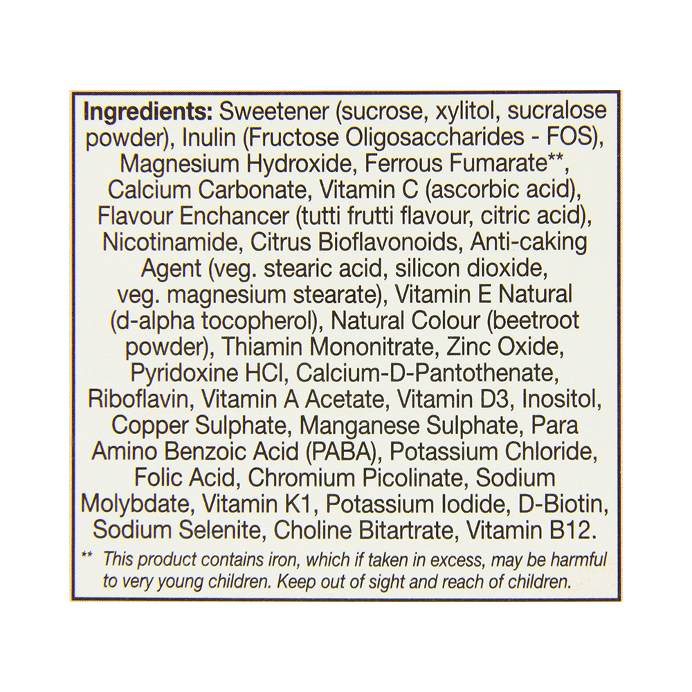 Healthaid Childrens Multivitamins & Minerals Chewable Tablet Tutti Frutti - Image 6