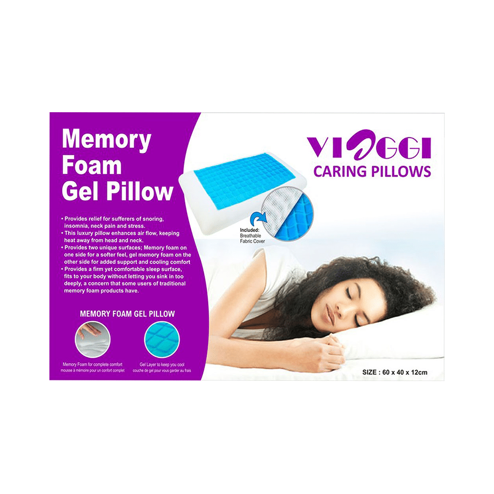 Viaggi Memory Foam Gel Pillow - Image 1