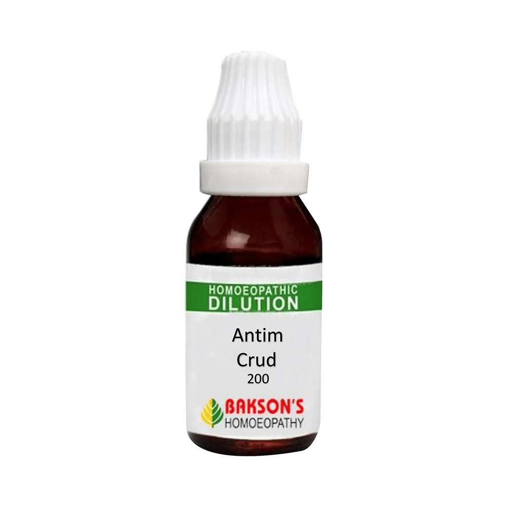 Bakson's Homeopathy Antim Crud Dilution 200 CH - Image 1