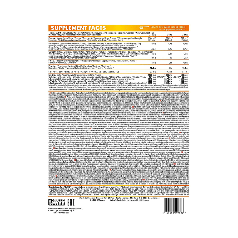 QNT Light Digest Whey Protein Creme Brulee - Image 2