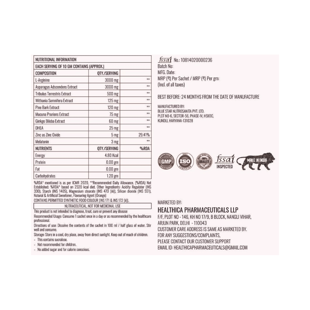 Erective M Sachet Orange Sugar Free - Image 3