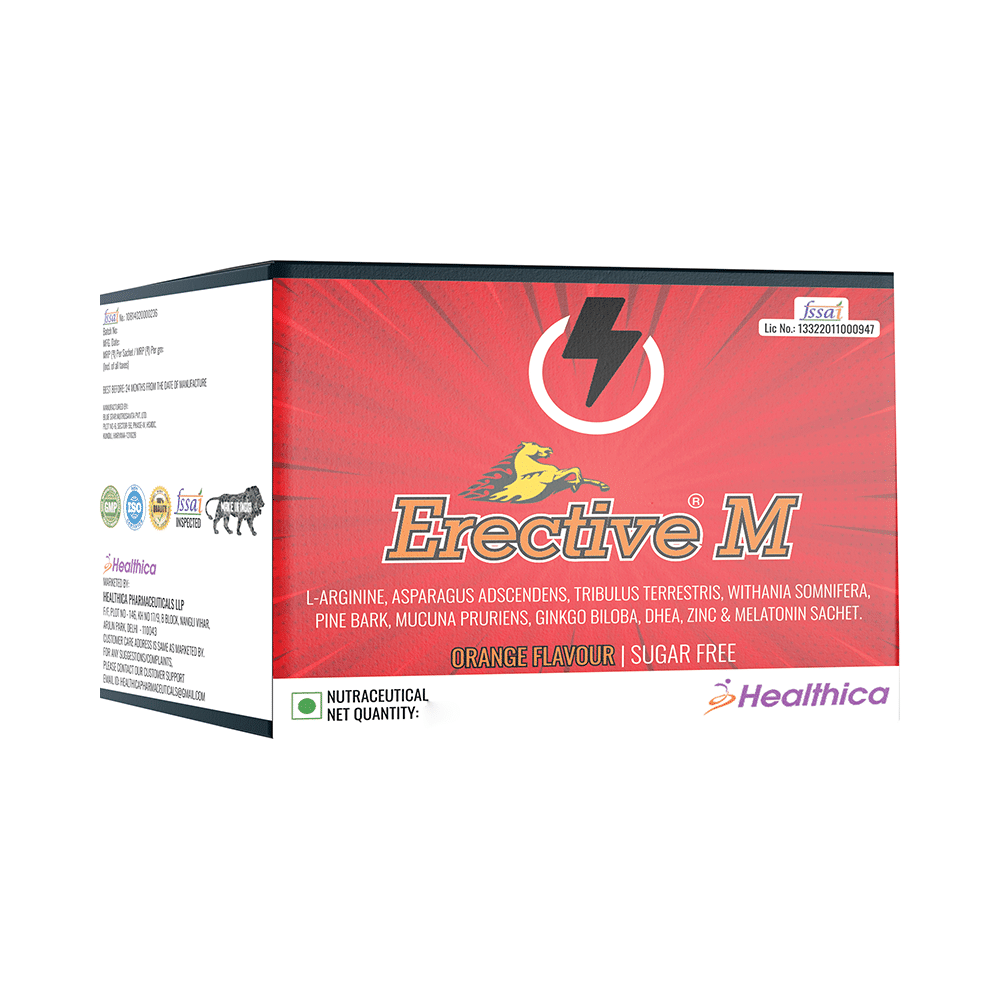 Erective M Sachet Orange Sugar Free - Image 1