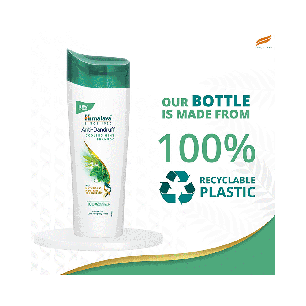 Himalaya Anti-Dandruff with Natural 5 Protein Technology Shampoo Cooling Mint - Image 8