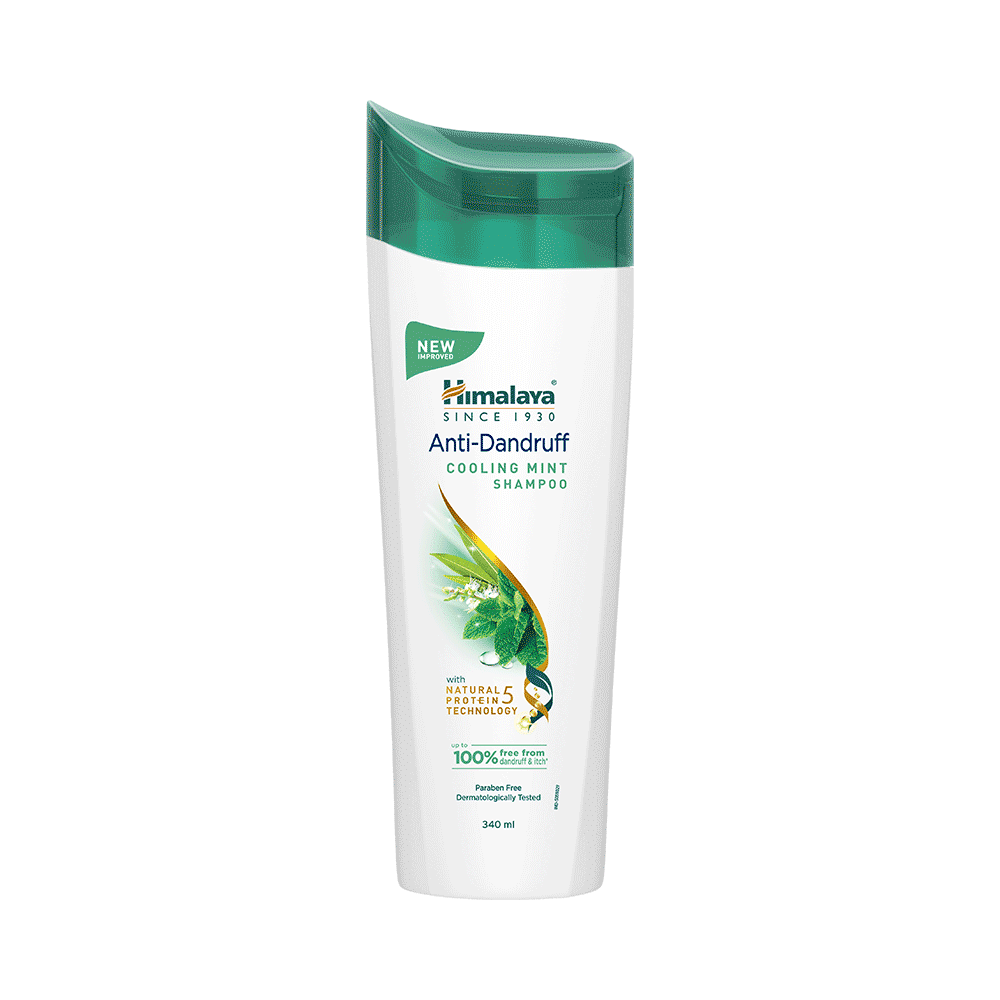 Himalaya Anti-Dandruff with Natural 5 Protein Technology Shampoo Cooling Mint - Image 1