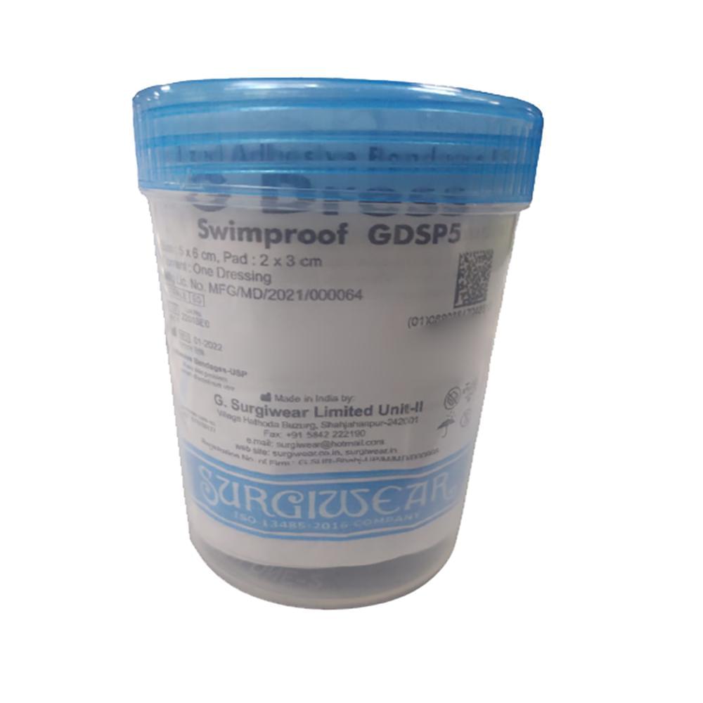 Surgiwear G Dress Swimproof GDSP5 Sterilized Adhesive Bandage 5cm x 6cm - Image 3