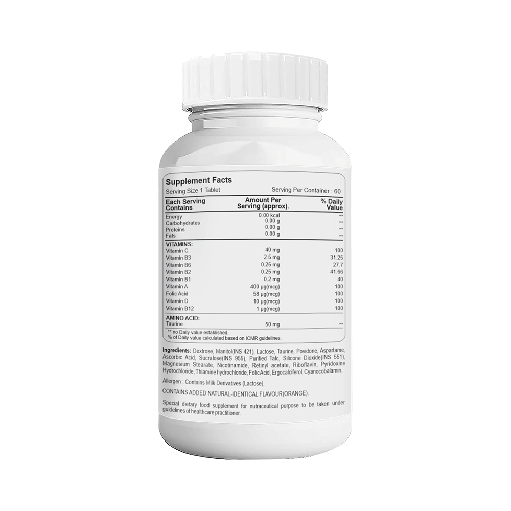 HealthVit Cenvitan Taurine Healthy Growth for Kids Tablet - Image 3